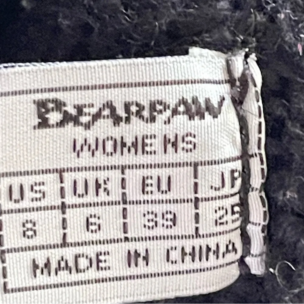 BearPaw Tall Black Knit Sweater Boots - Picture 16 of 16